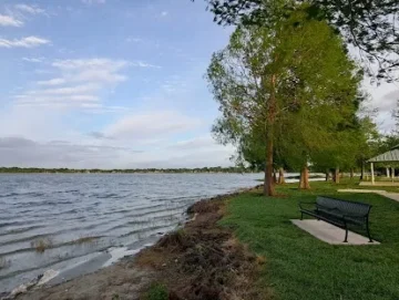 Lakeside view of Ocoee shoreline